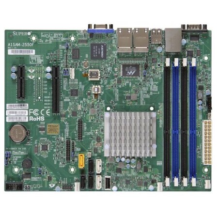 Supermicro A1SRM-2558F-O Intel Atom C2558/DDR3/SATA3/V&4GbE/MicroATX MBD-A1SRM-2558F-O